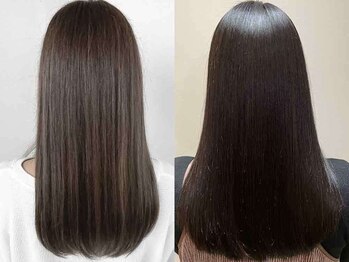 ニコ ヘアリラクゼーション(Nico hair relaxation)の写真/「髪がまとまらない…」話題の酸性ストレートで天気に左右されない“憧れのちゅるんとストレートヘア”へ！