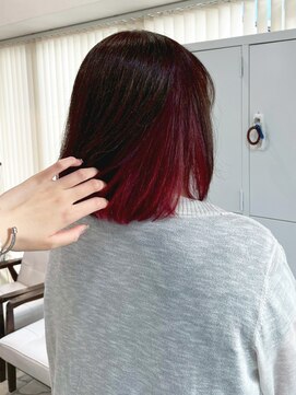 ナオシ 田原台店(nao c) アンブレラカラー×ワインレッド【四條畷市】