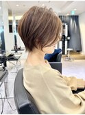 30代40代50代ショート白髪ぼかし銀座丸みくびれ井