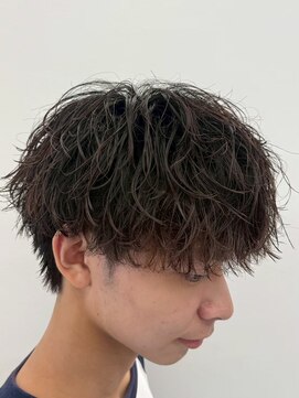 ビカムメンズヘアー 栄店(become men's hair) シャドウパーマ無造作パーマ名古屋栄