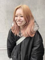 クレア 下北沢(CREA)&nbsp;ミルクティーブロンド/ダークブルー/デジタルパーマ/下北沢