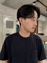 ハイプ マン 藤沢(HYPE MAN)&nbsp;フェザーパーマ毛流れパーマセンターパートニュアンス藤沢
