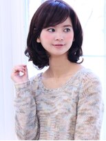 ラグエル(RAGUEL) 【30代40代50代】 毛先巻カールのミディアムボブ