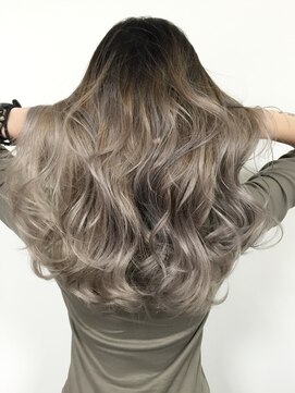 ラ キング(LA KING) 【LA　King】balayage×blue pearl