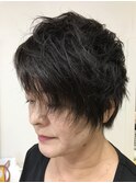 アシンメトリーショート