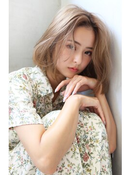 ロゼ 六甲道(ROSE) 【ROSE/六甲道】ブリーチオンカラー/ミルキーベージュ/ ayn3