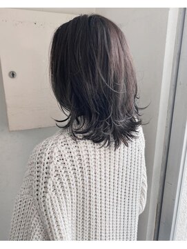 キャンバス バイ ネオリーブ 横浜西口(Canvas by neo.) シークレットハイライト透け感ダークアッシュ◎sk