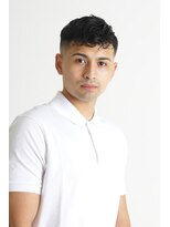 にもう&nbsp;ダウンバンクショートメンズパーマ前下がりサマーカット1-4