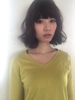 ミエル ヘア 新宿(miel hair)&nbsp;〈mielhair新宿〉ナチュラルカール　ふんわりミディ
