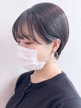 アイティーバイアルバム 松戸店(IT by ALBUM) ブラックショート_くびれヘアビタミンカラー_ba334211