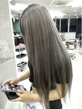 オズ 梅田店(OZ) グレージュ＃グレー＃ベージュ＃ケアブリーチ＃梅田