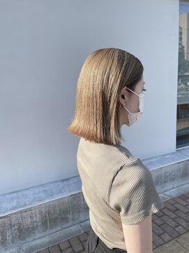 ザ シザーハンズ ナガノ(THE SCISSORS HANDS NAGANO) ボブ/ハイトーンカラー20代30代40代◎