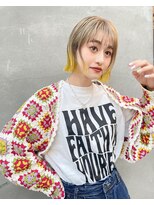 チクロヘアー(Ticro hair)&nbsp;@nkkn15 gradation yellow