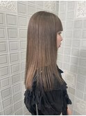 シアーベージュロング