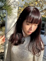 ピークアブー アヴェダ アトレ恵比寿(PEEK-A-BOO AVEDA) ピンクブラウン 艶髪