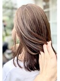 白髪ぼかしハイライト