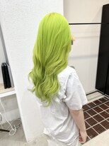 ニュート(Neut )&nbsp;ライムグリーン/ロングレイヤー/ハイトーンカラー