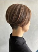 刈り上げショートボブ