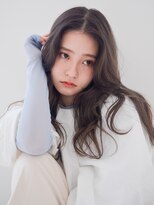 ミリー 梅田店(milly)&nbsp;オリーブベージュレイヤーカット艶髪セミロング【milly梅田】