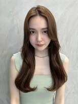 髪質改善＊こなれウェーブアッシュオリーブ＊【Zina銀座中央】