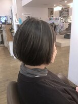 コワファースト 別府&nbsp;極ストレート×グレージュ×ハイライト