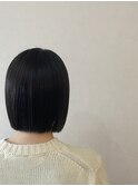 切りっぱなしボブ