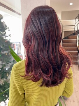 ヘアーエポック(hair epoque) ベリーレッドカラー
