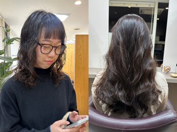 スーズ(sooze)の写真/【博多駅7分】“ラフな質感”が可愛い「コテ巻き風パーマ」で、毎日のスタイリングも簡単に♪