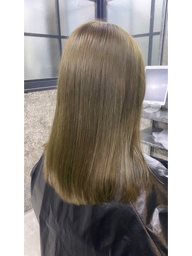 レーベン(LEBEN) ◎ダブルカラーで作るオリーブベージュカラー◎