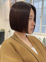 トリコ アヴェダ ららテラス北綾瀬(tricot AVEDA)&nbsp;切りっぱなしボブ/ショートボブ/ラインボブ/AVEDAカラー/北綾瀬