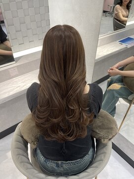 ジーナ 名駅(XENA.) 《YURI》ブリーチなしダブルカラー/ヘーゼルベージュ