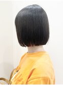 【モリオ松戸　石山】大人可愛いナチュラルボブ黒髪ミニボブ20代