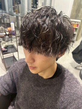 メンズサロン キング 高槻店(Men’s salon K!ng) 波巻きツイストスパイラルパーマ/フェザーパーマ/眉毛/メンズ