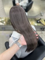 ペレ 栄 アネックス(PELE栄ANNEX)&nbsp;韓国 くびれロング レイヤー ワンホンヘア 小顔前髪