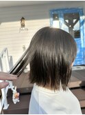 切りっぱなしボブ
