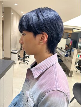 ピークアブー ワン(PEEK-A-BOO ONE) ダブルカラーメンズヘア韓国ヘア韓国メンズヘア