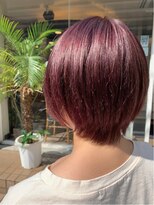 アオアクア 新越谷店(AO-AQUA)&nbsp;深みカラー・ケアブリーチ・ダブルカラー・艶感・丸みショート