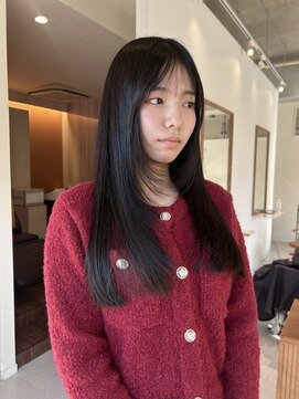 マイン(mine) フェイスレイヤー/レイヤーカット/シースルー前髪