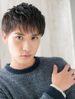 モッズヘア メン 仙台愛子駅前店(mod's hair men)&nbsp;ダークアッシュ束感カジュアルスパイキーショートb仙台愛子