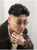 極道パーマ/スパイキーショート/スキンフェード/河原町三条F