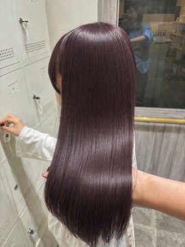 レーヴバイキートス(REVE by kiitos) ブリーチ履歴から作るツヤ感ラベンダーブラウン