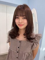 モナザスカイ 栄(MONA the SKY)&nbsp;【MONA】ミディアムレイヤー/ブラウンベージュ/くびれヘア