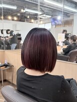 hyon myon/RISEbyREVO 綾瀬店【ヒョンミョン】&nbsp;ハッシュカット/デザインカラー/グレージュ[綾瀬駅/韓国ヘア]
