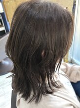 クラルス(CLARUS)&nbsp;上品ミディアムレイヤー×秋色ココアブラウン