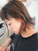 ディー(dee)&nbsp;dee カーキ×ハイライト×インナーオレンジ