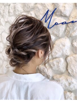 モアナ バイ ヘッドライト 武蔵小杉店(Moana by HEADLIGHT) 大人可愛いアレンジ☆デザインカラー☆学割U24