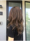 ハイライト×アッシュベージュ☆