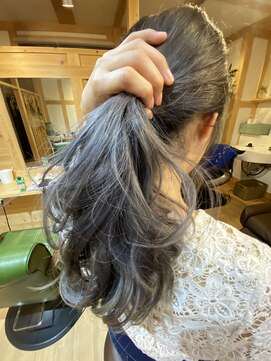 花笑ミ ほ、ホワイトグレージュ