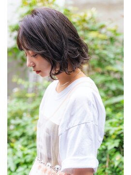 ロロ(ro-ro) 【恵比寿】ショート×ニュアンスカールパーマ