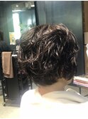 パーマネントショートボブ
